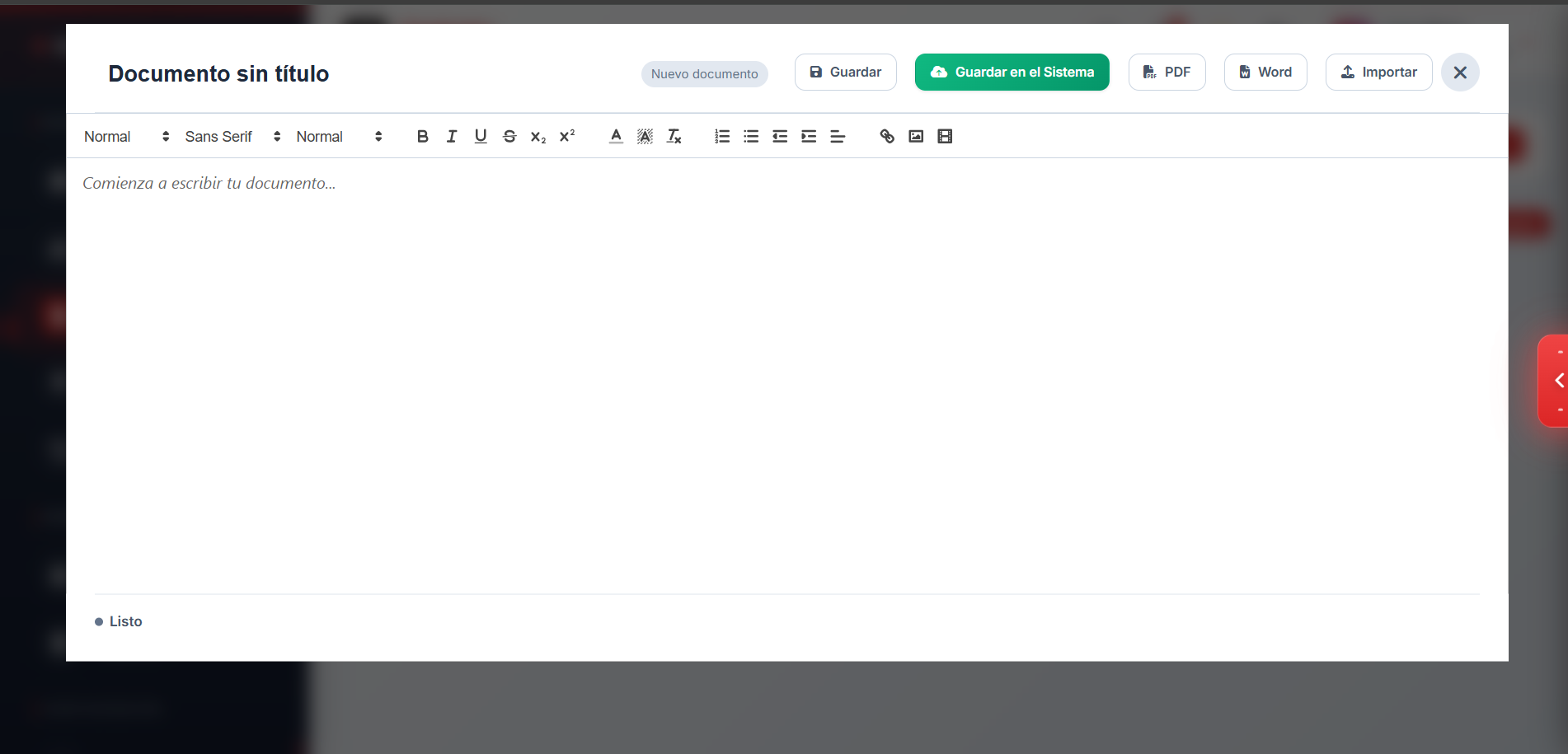 Creador de archivos plan Básico